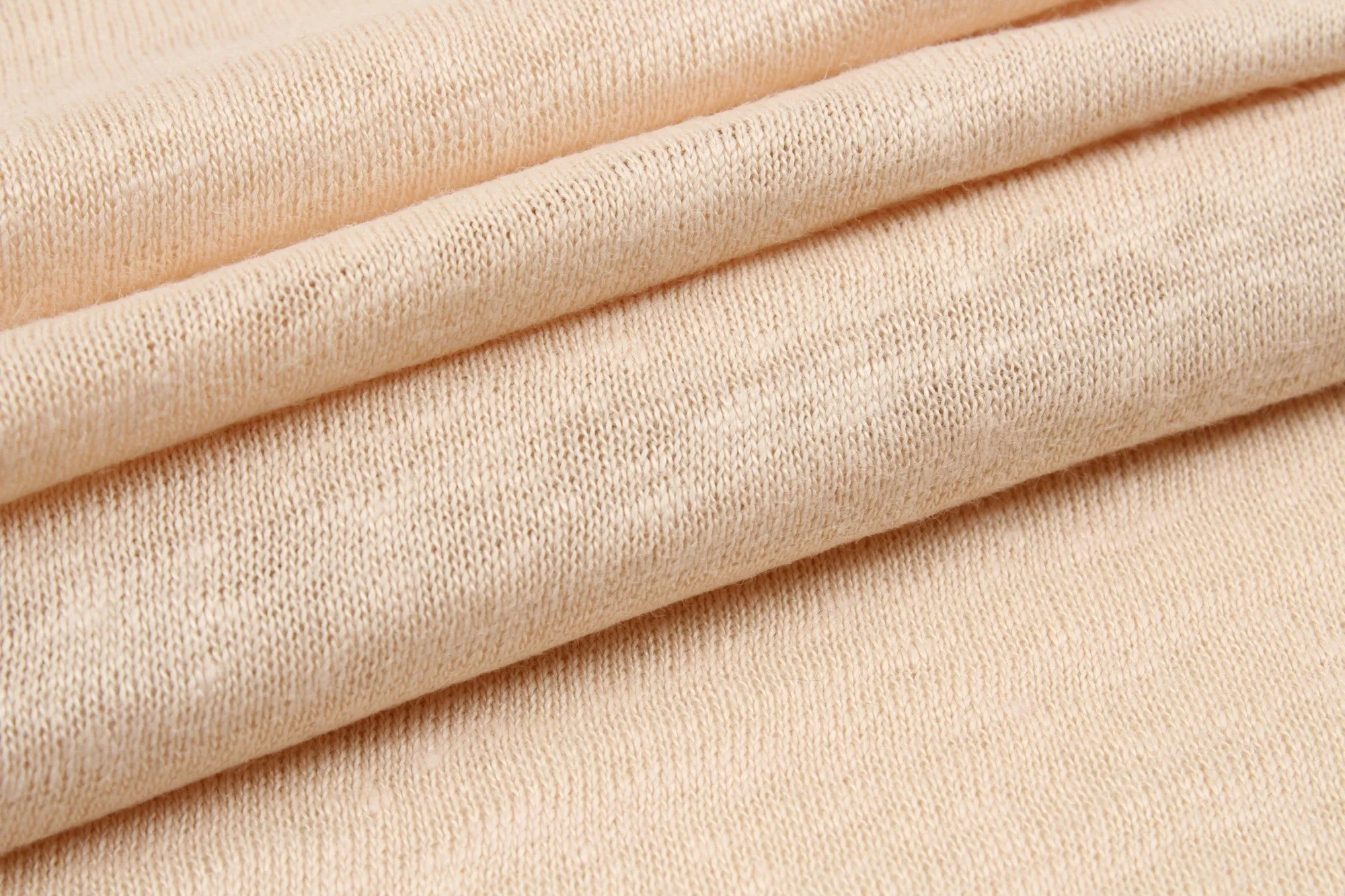 1.20 mts of Soft Linen Single Jersey - Shifting Sand 14-1210 TCX (Remnant)