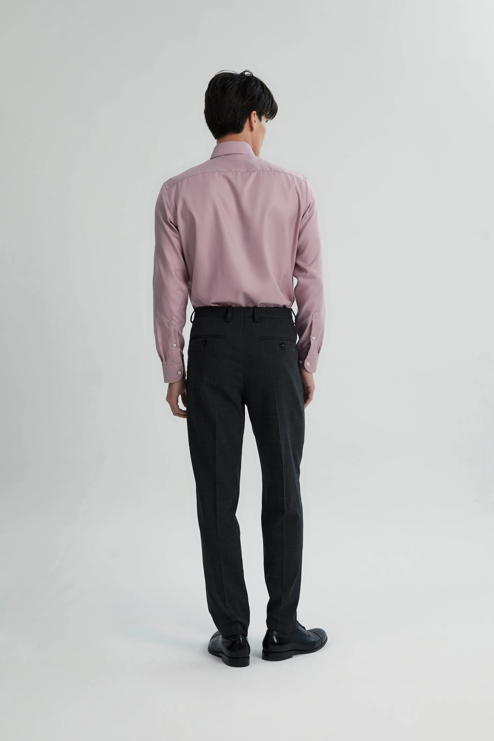 Alexander & Sons, Dusty Pink Twill, Long Sleeve Shirt