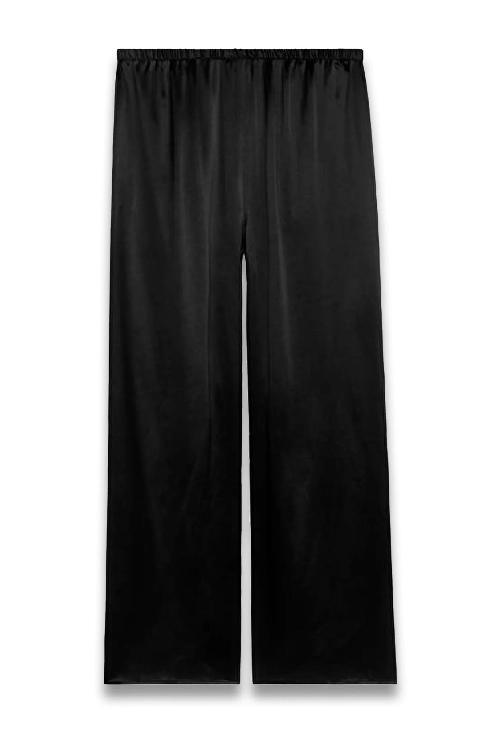 Black Silk Trousers