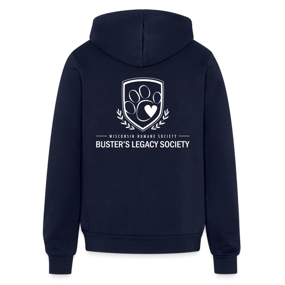 Buster's Legacy Society Bella   Canvas Full Zip Hoodie