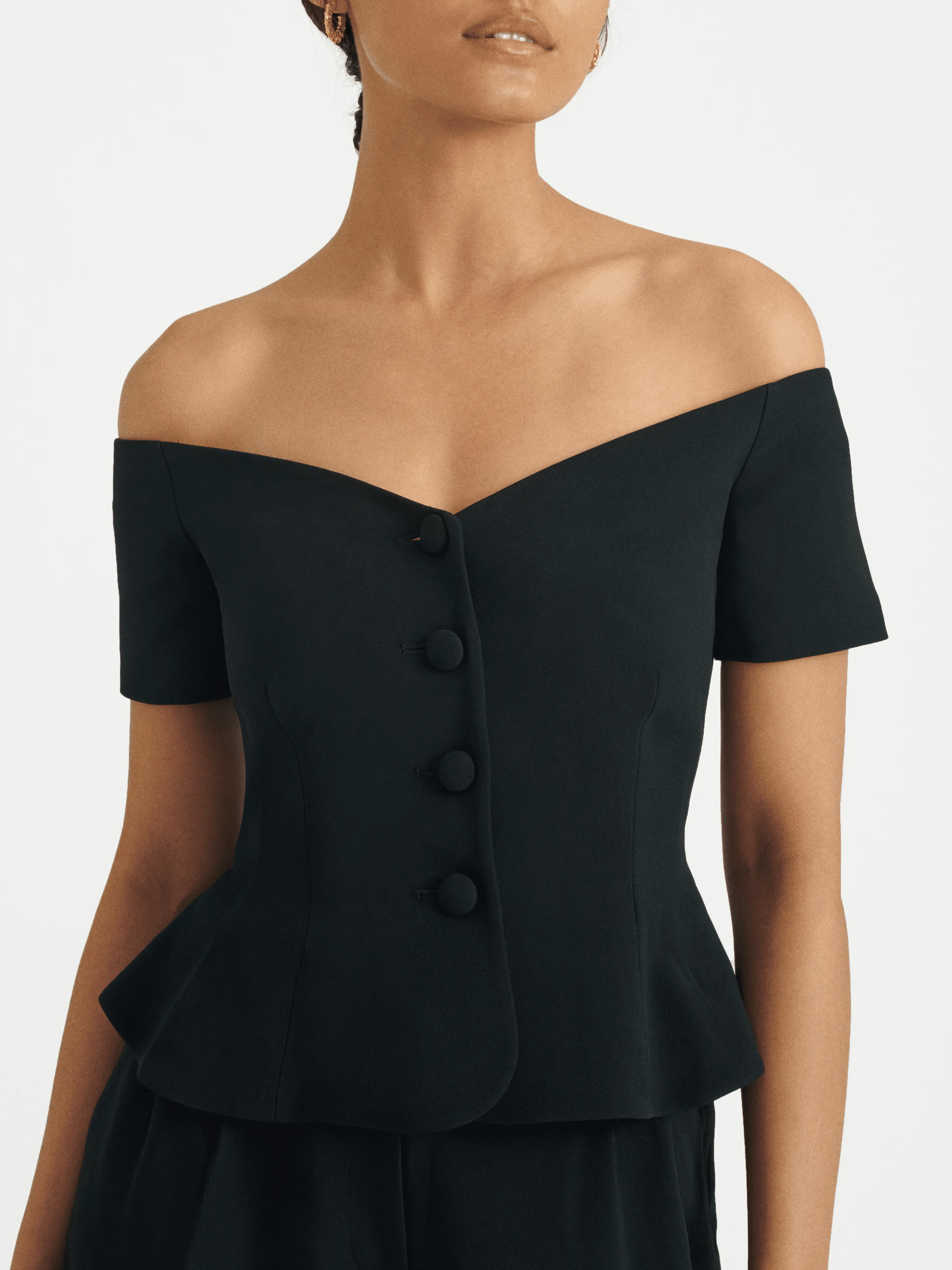 Clementine Top in Black