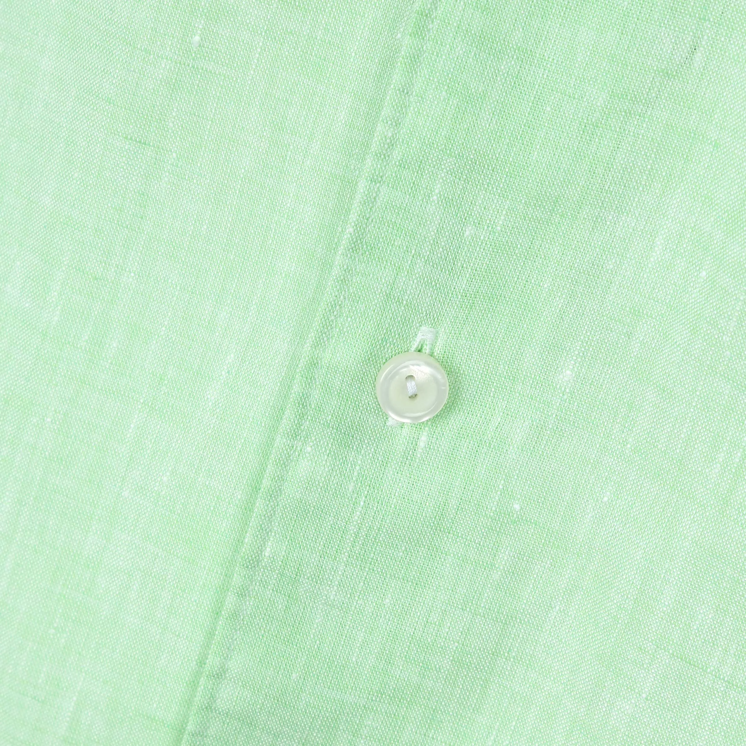 Eton Linen Shirt in Light Green