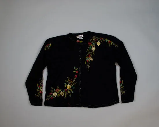 Fantastic Floral-Medium Christmas Sweater