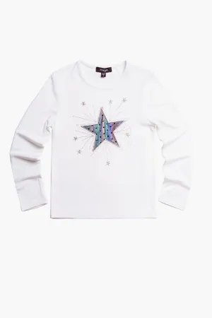 Girls Shirt Imoga Ariana - Star Snow