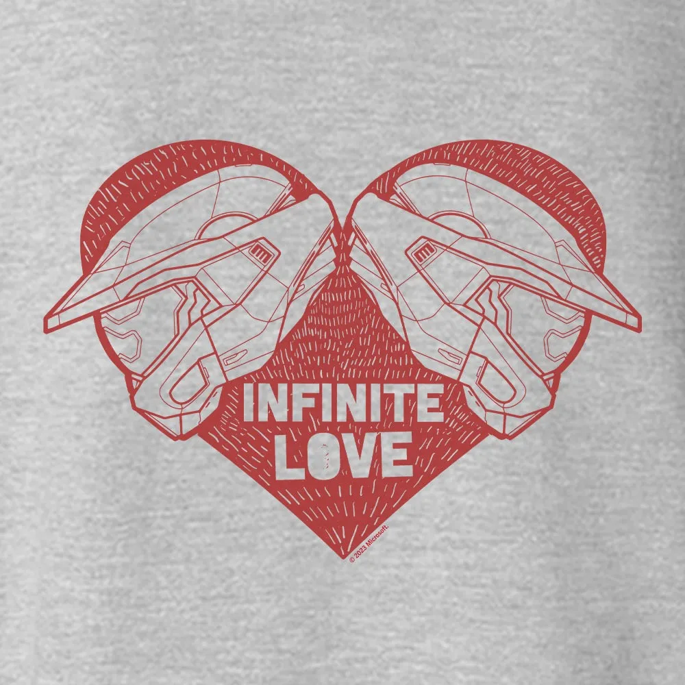 Halo Helmet Heart Fleece Hoodie