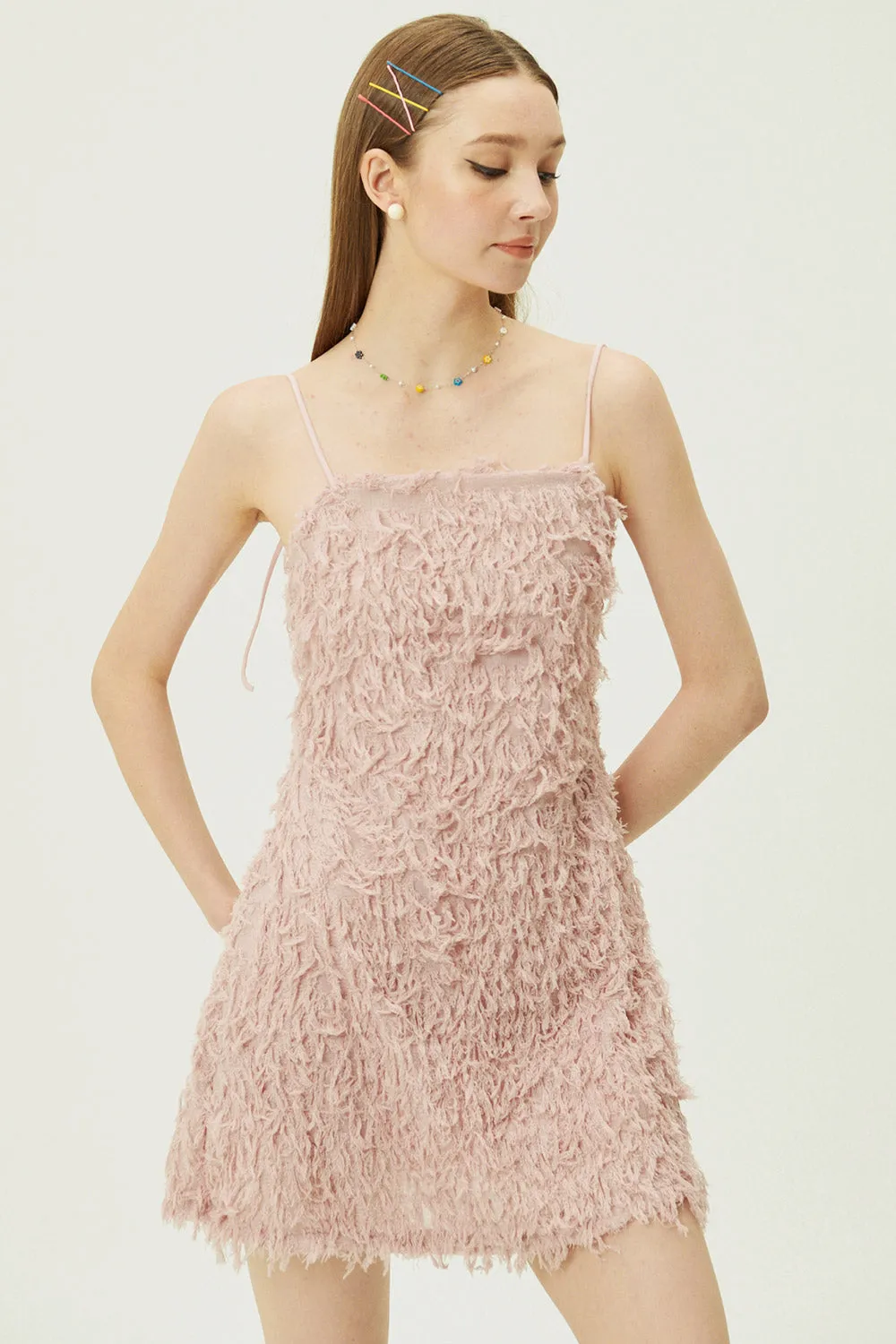 Liane Faux Feather Dress