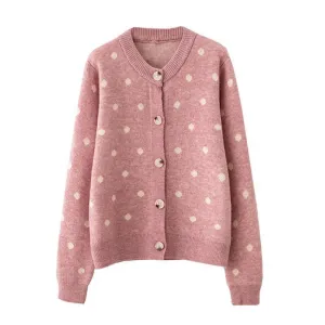 'Lilly' Polka Dot Cardigan