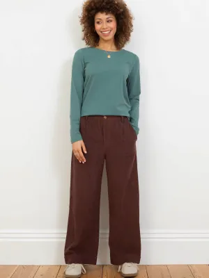 Motcombe wide leg cord trousers