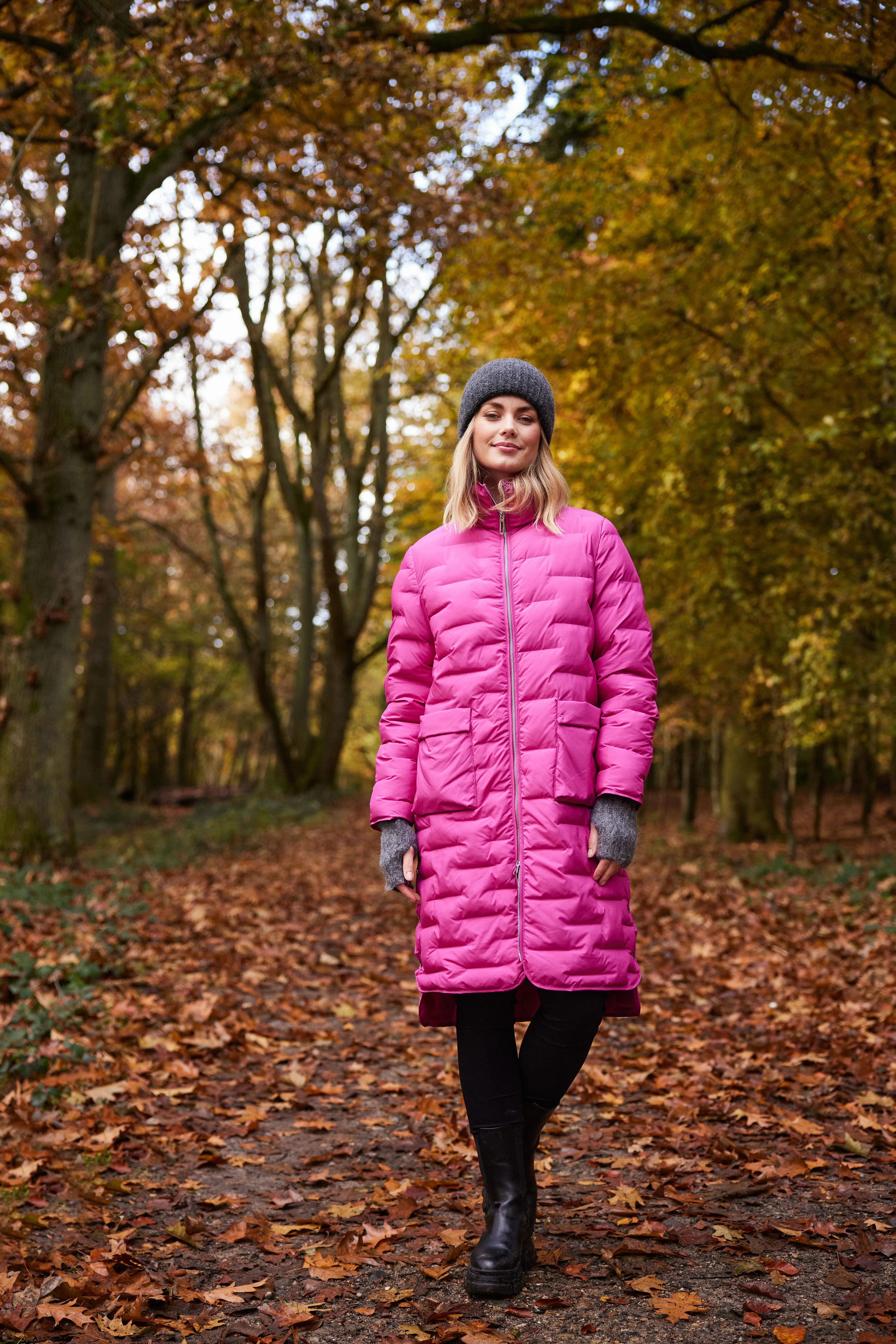 Normann Hot Pink Padded Coat 2234 216 55