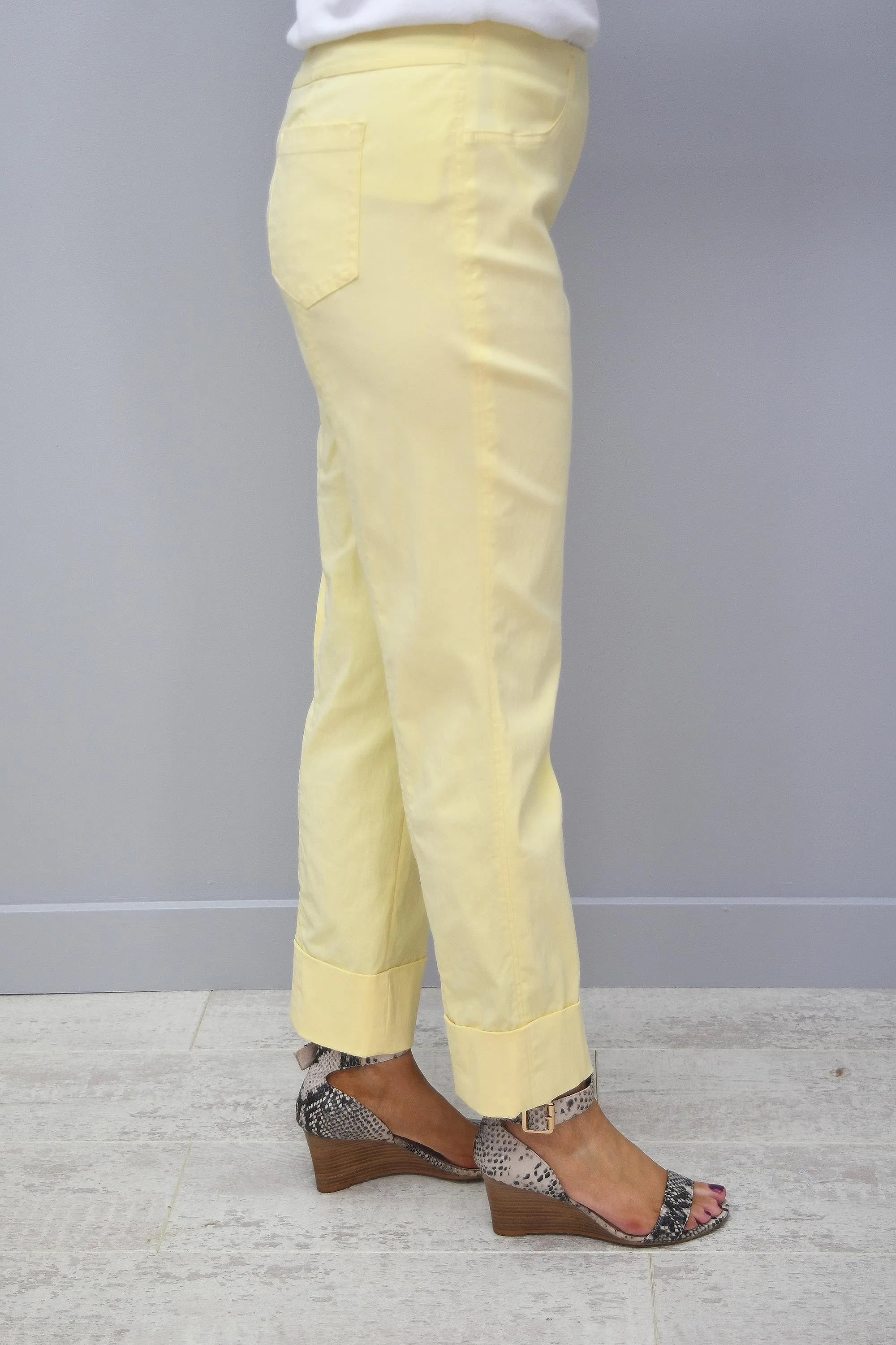 Robell Bella Lemon 7/8 Trousers  - 51568 5499 22