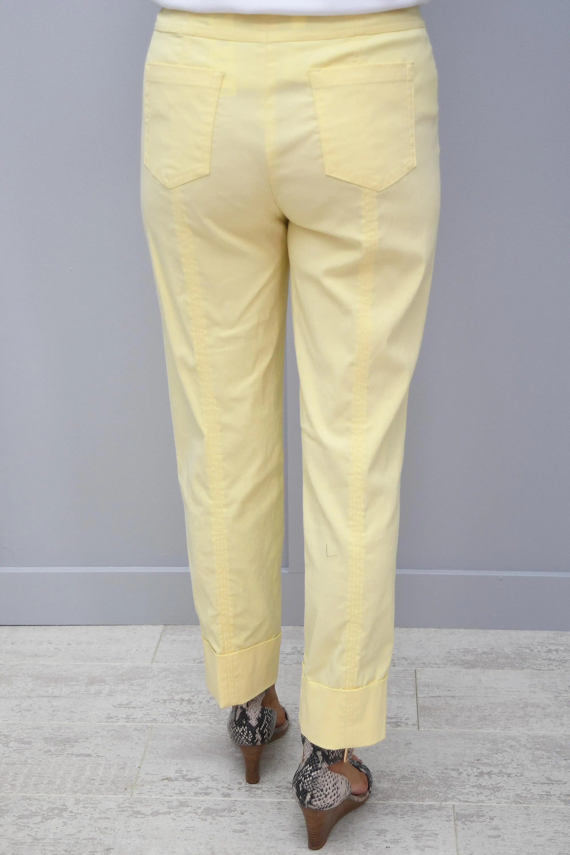 Robell Bella Lemon 7/8 Trousers  - 51568 5499 22