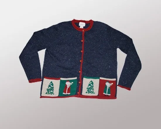 Santas & Christmas Trees-Medium Christmas Sweater