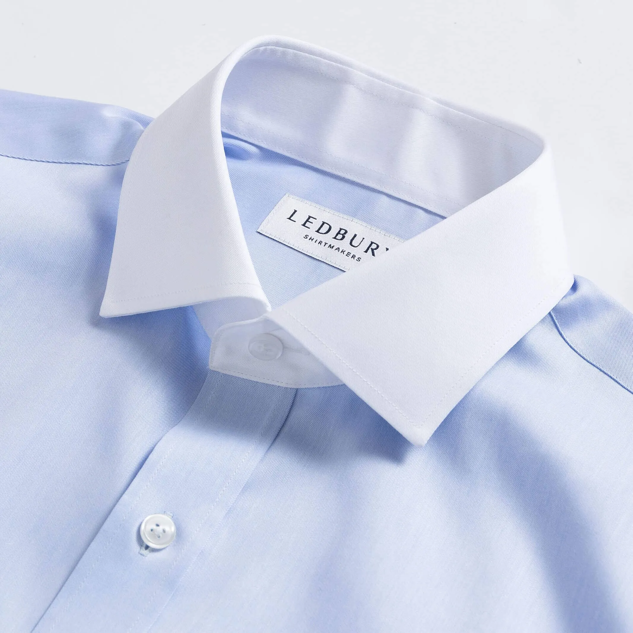 The Blue Madison Winchester Collar Custom Shirt