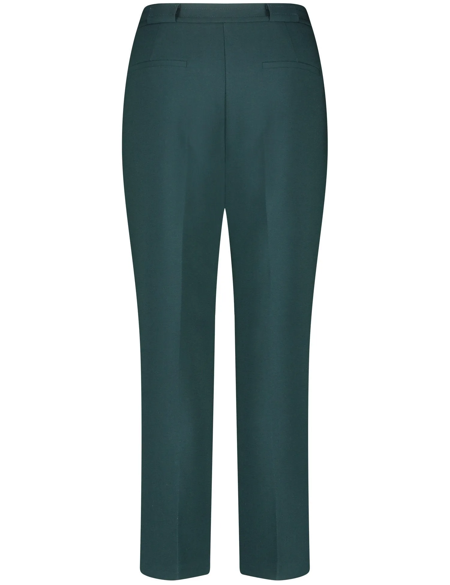 Trousers with Vertical Pintucks