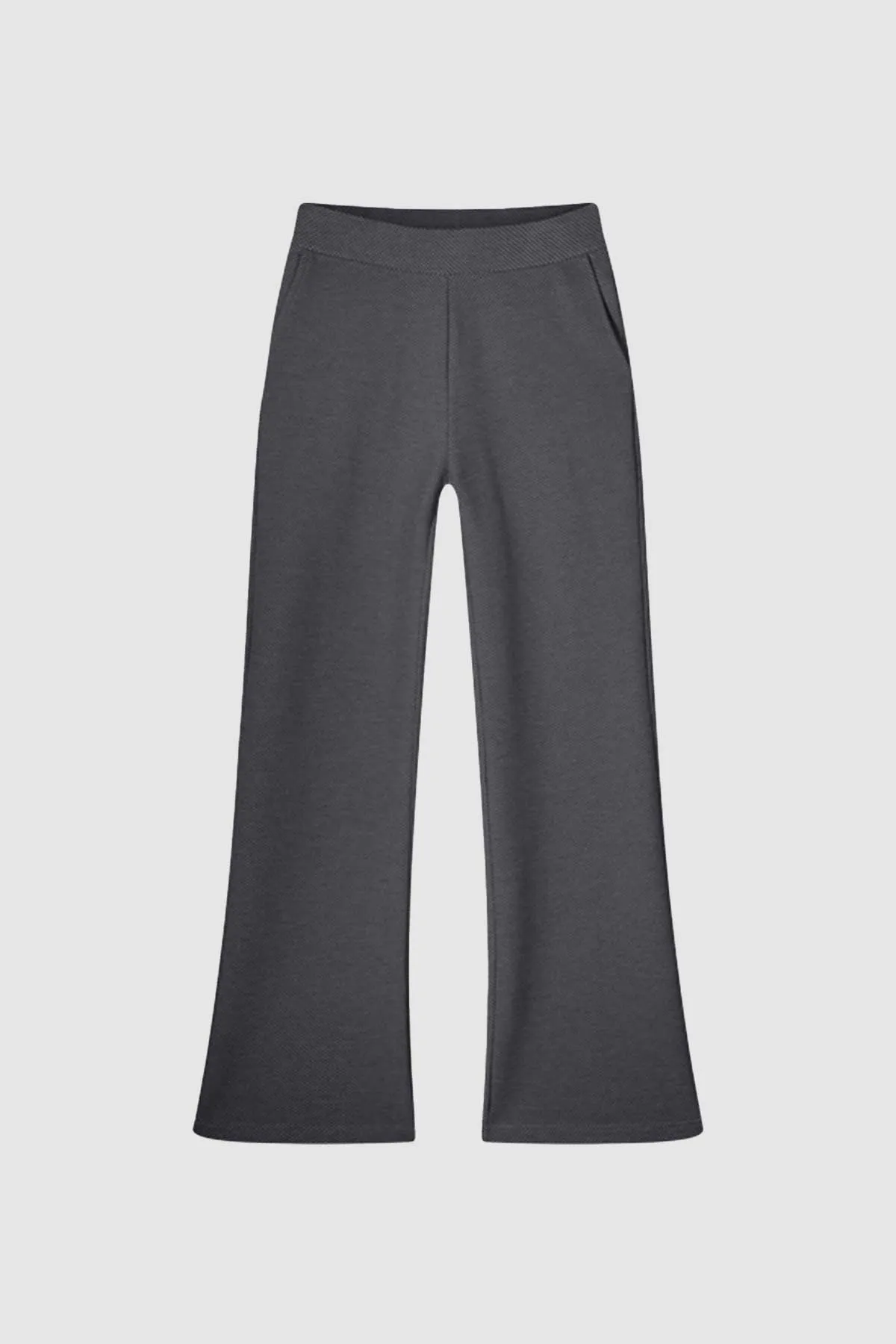 Wide Leg Waffle Pants in Cloud