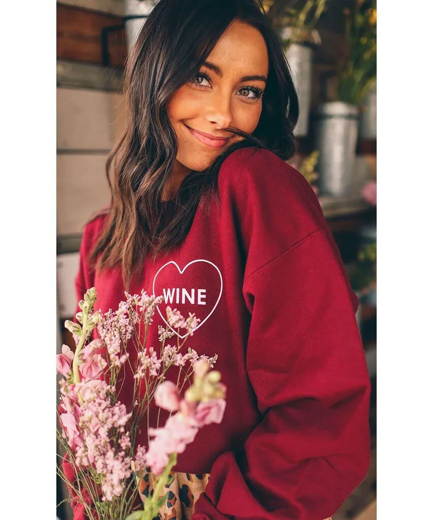 Wine Heart Sweatshirt