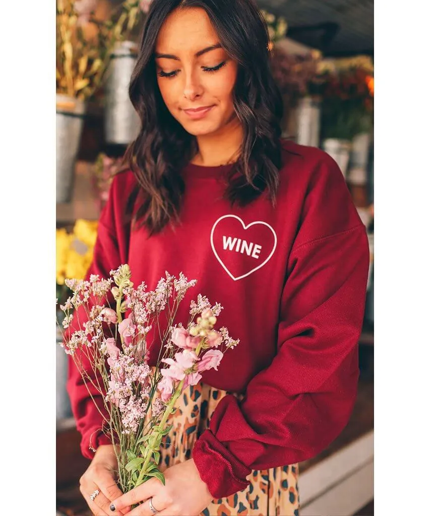 Wine Heart Sweatshirt