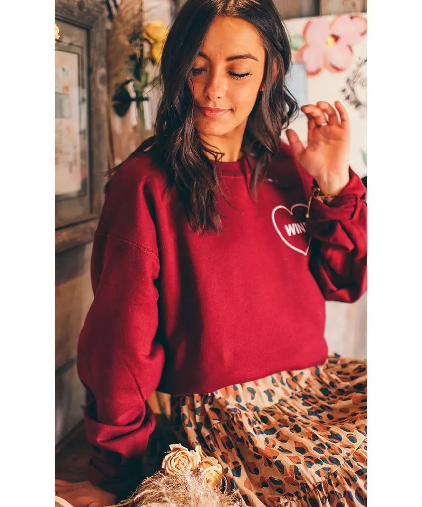 Wine Heart Sweatshirt