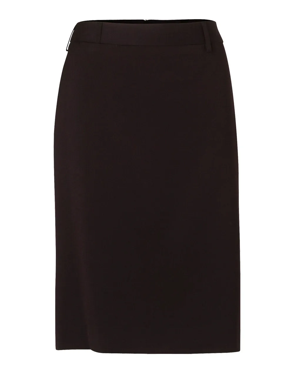 Winning Spirit Women's Poly/Viscose Stretch Mid Length Lined Pencil Skirt (M9471)